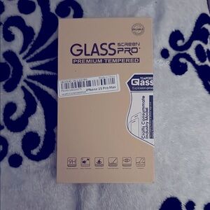 Glass Screen Pro Premium iPhone 15 Pro Max Screen Protectors & Camera Protector